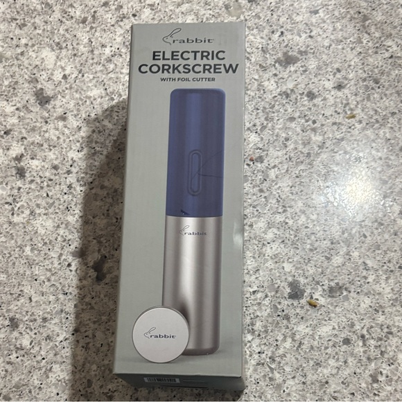 Rabbit Other - Rabbit Electric Corkscrew - Blue and Silver
